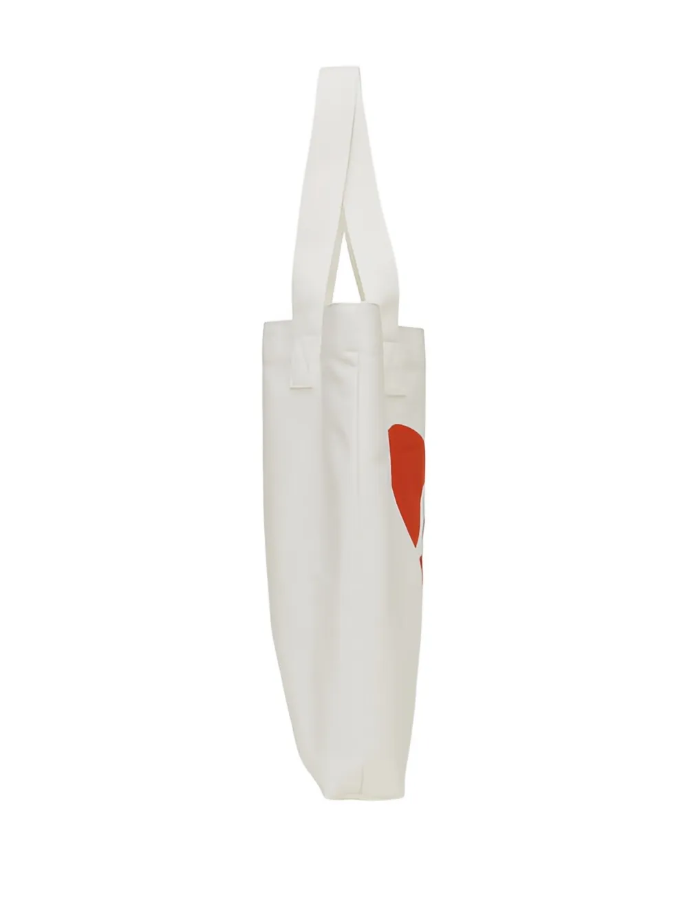 Marc O'Polo Shopper met hartprint Wit