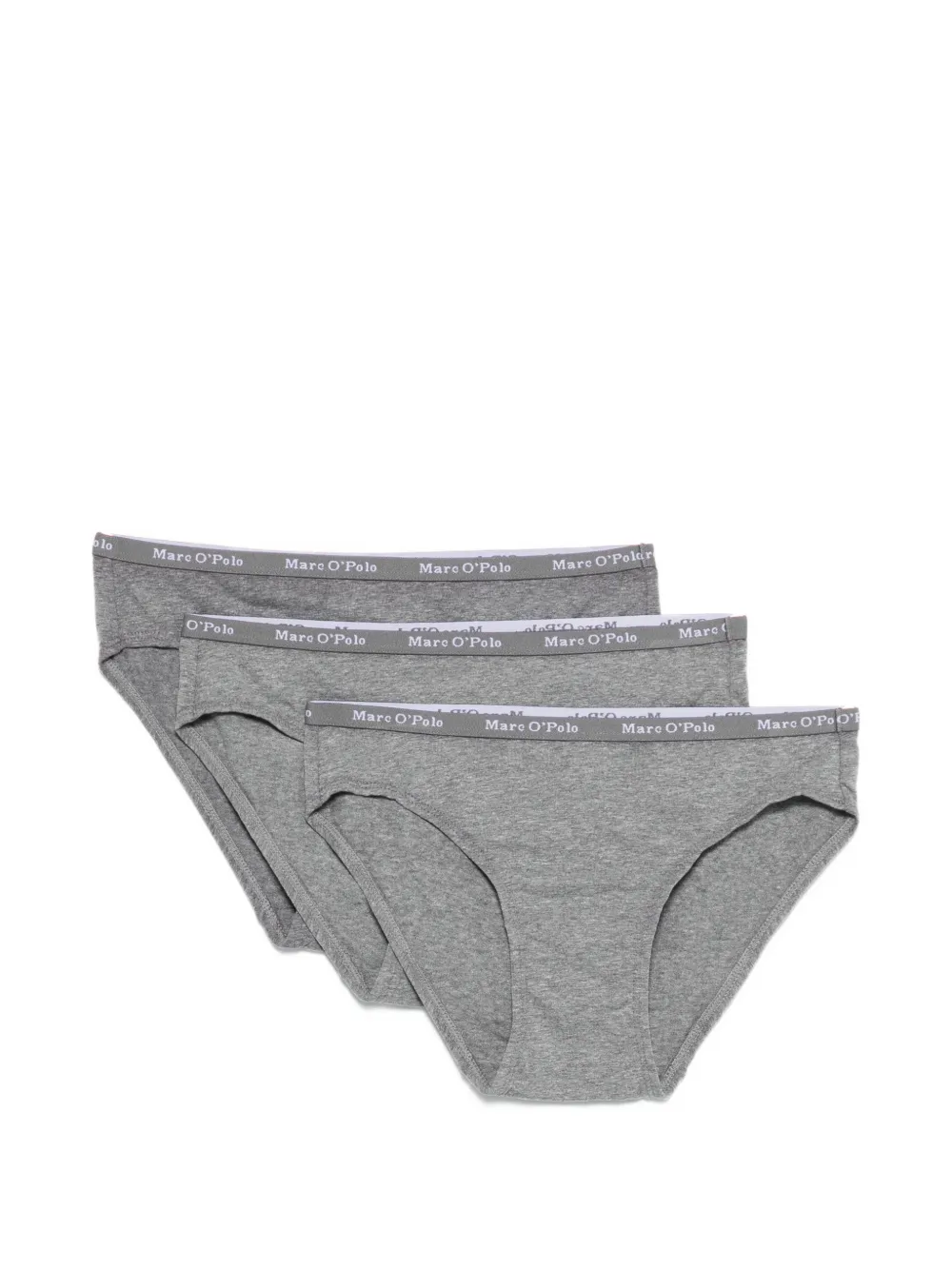 Marc O'Polo logo-detail briefs (set of three) - Grigio
