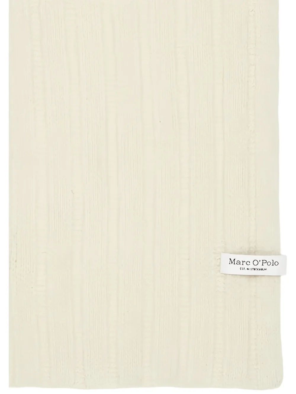 Marc O'Polo ribbed knitted scarf - Beige
