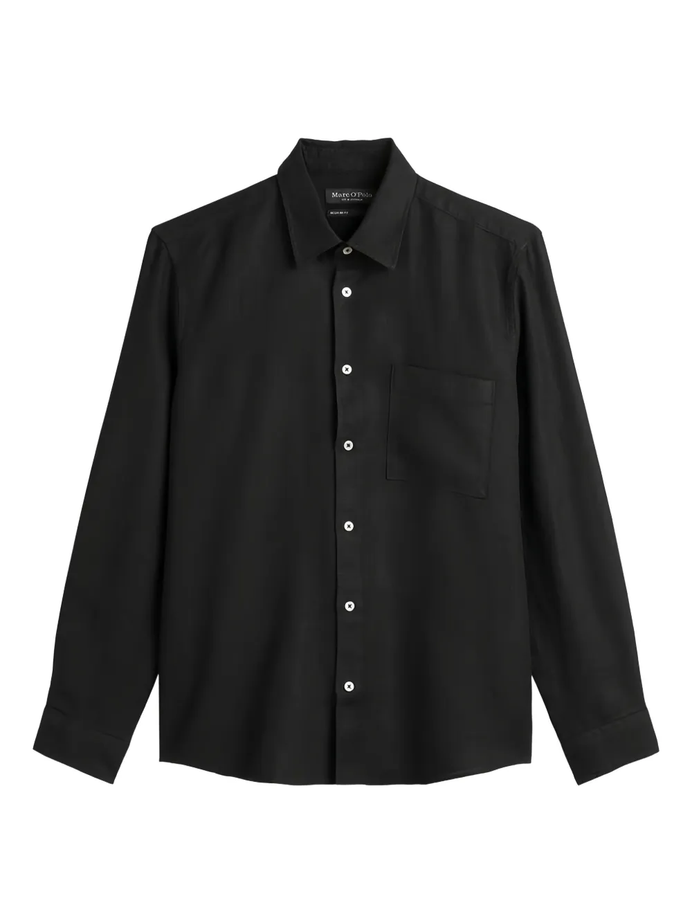 Marc O'Polo Button-up overhemd Zwart