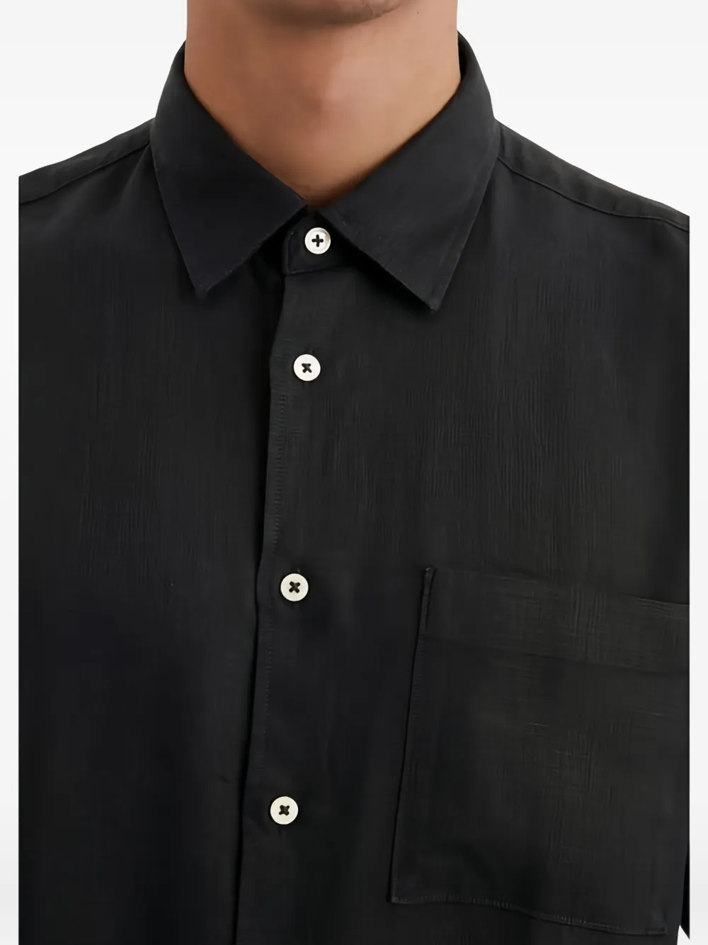 Marc O'Polo Button-up overhemd Zwart