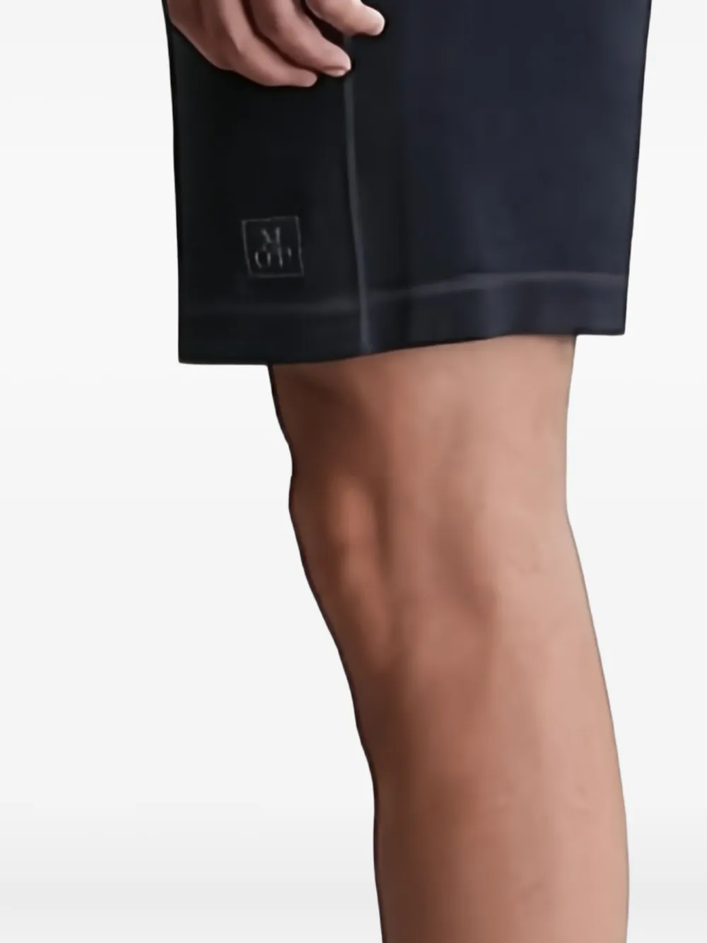 Marc O'Polo Katoenen shorts met trekkoord Blauw