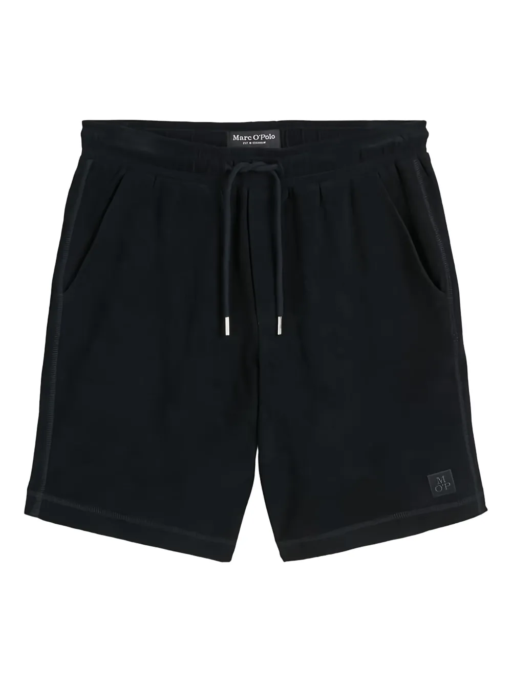 Marc O'Polo Katoenen shorts met trekkoord Blauw