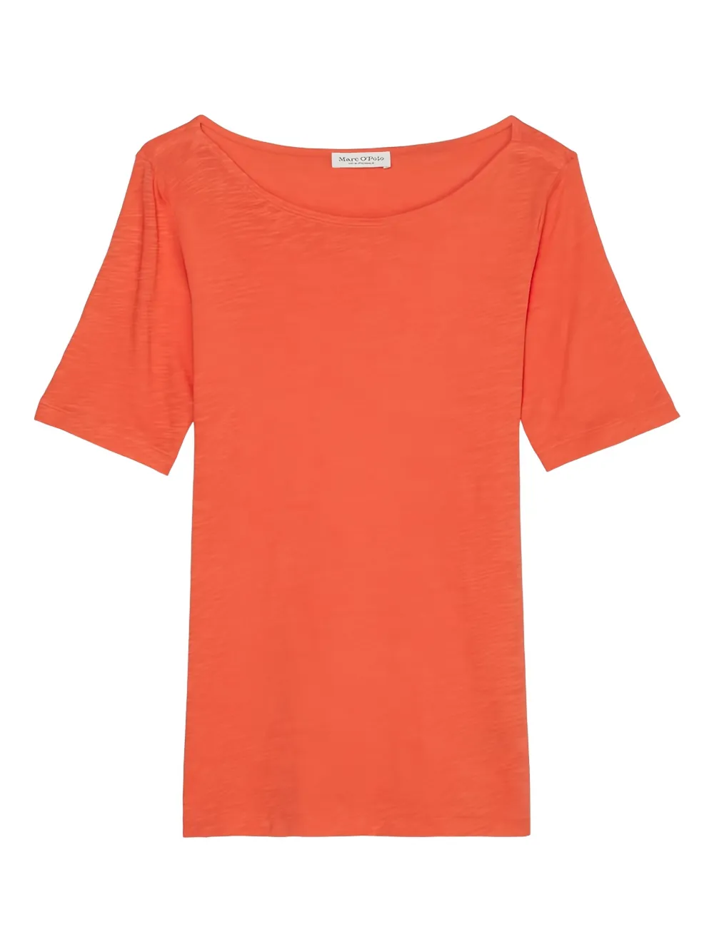Marc O'Polo wide-neck short-sleeve top | Orange | Image 1