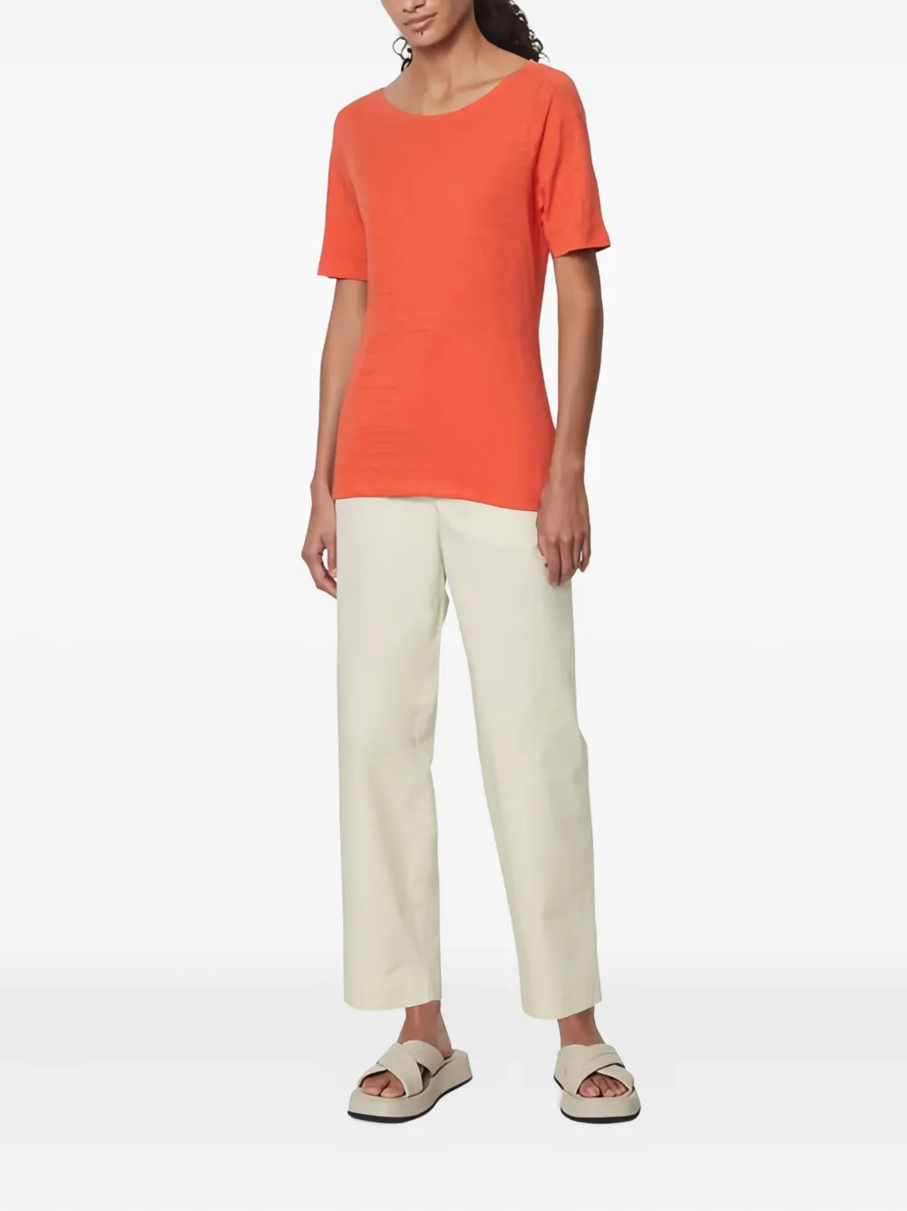 Marc O'Polo wide-neck short-sleeve top | T-Shirts & Jersey Shirts | Image 2