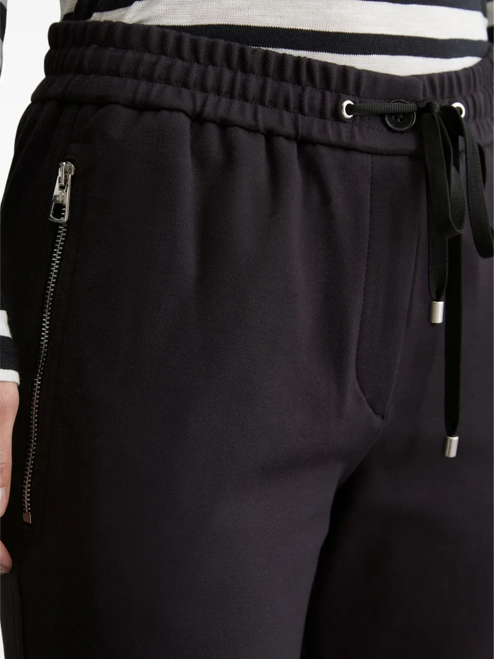 Marc O'Polo Broek met trekkoordtaille Blauw