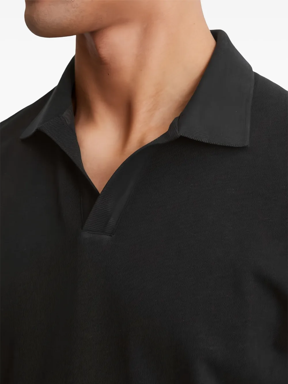 Marc O'Polo Poloshirt met textuur Zwart