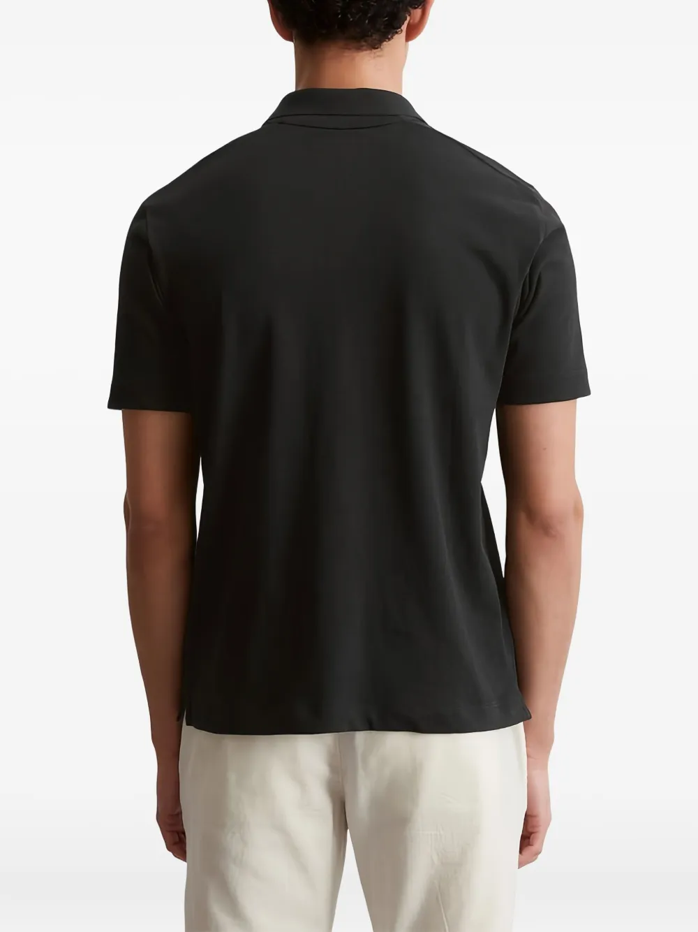Marc O'Polo Poloshirt met textuur Zwart