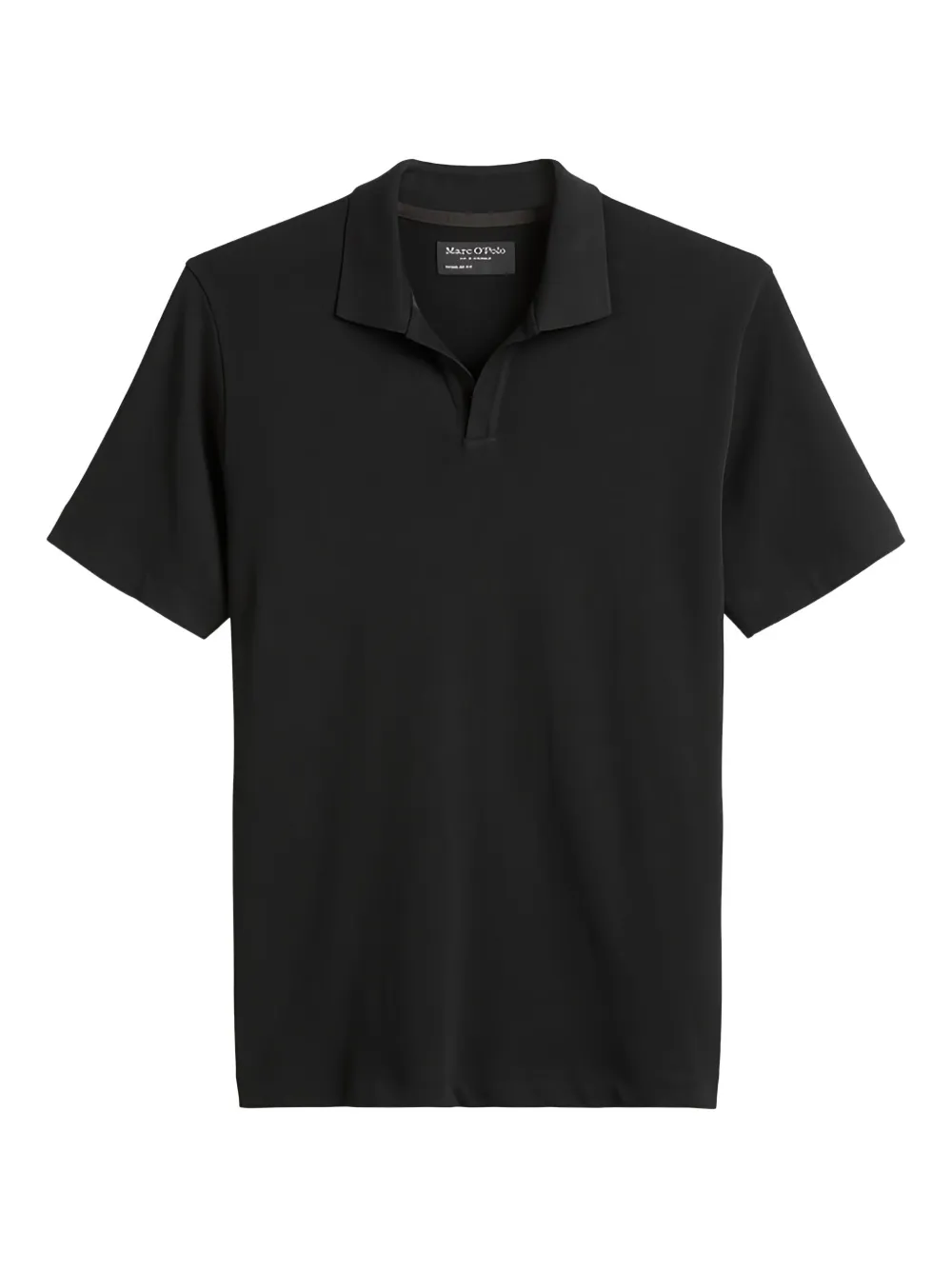 Marc O'Polo Poloshirt met textuur Zwart