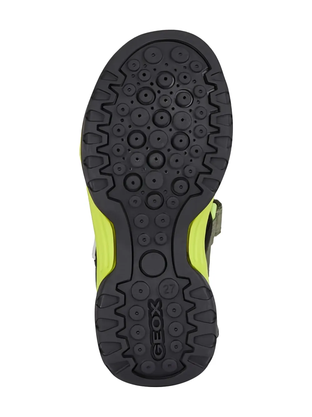 Geox Kids Borealis textured strap sandals Green
