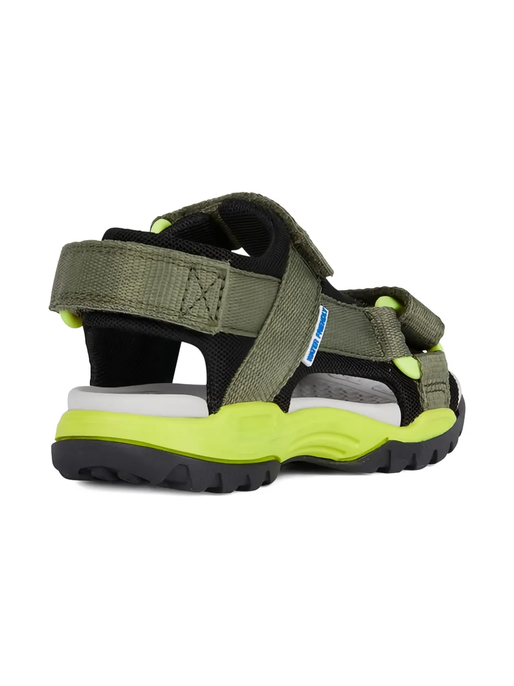 Geox Kids Borealis textured strap sandals Green
