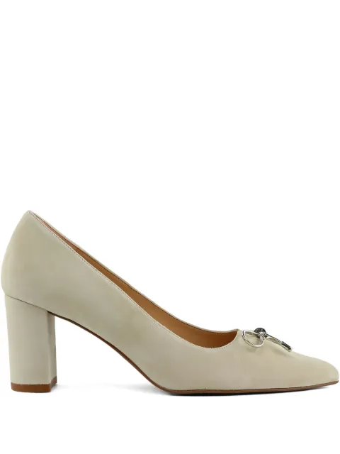 PETER KAISER bow-detail block-heel pumps