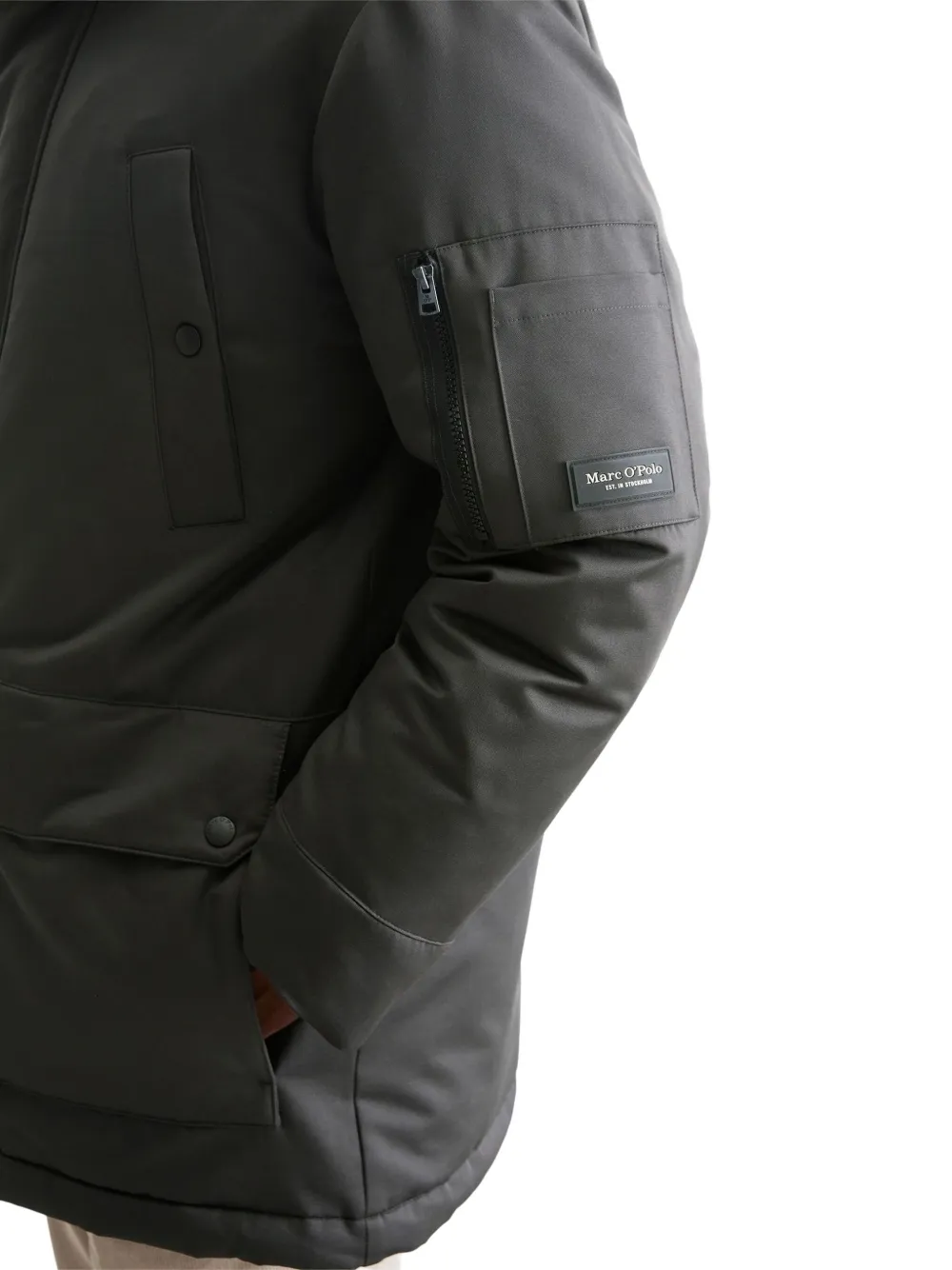 Marc O'Polo Gewatteerde parka Grijs