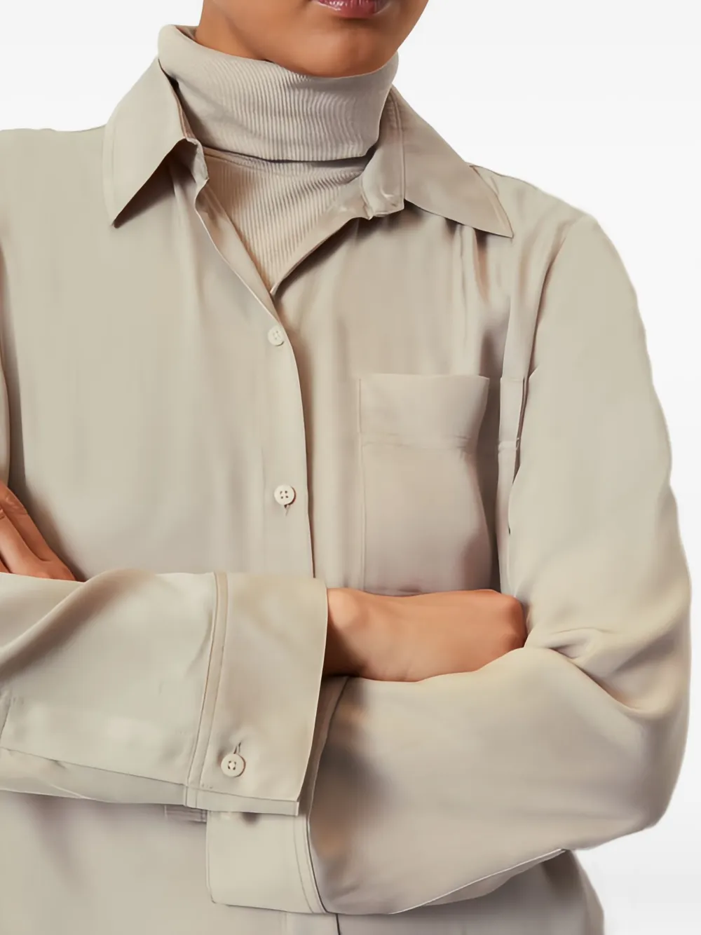 Marc O'Polo Blouse met lange mouwen Beige