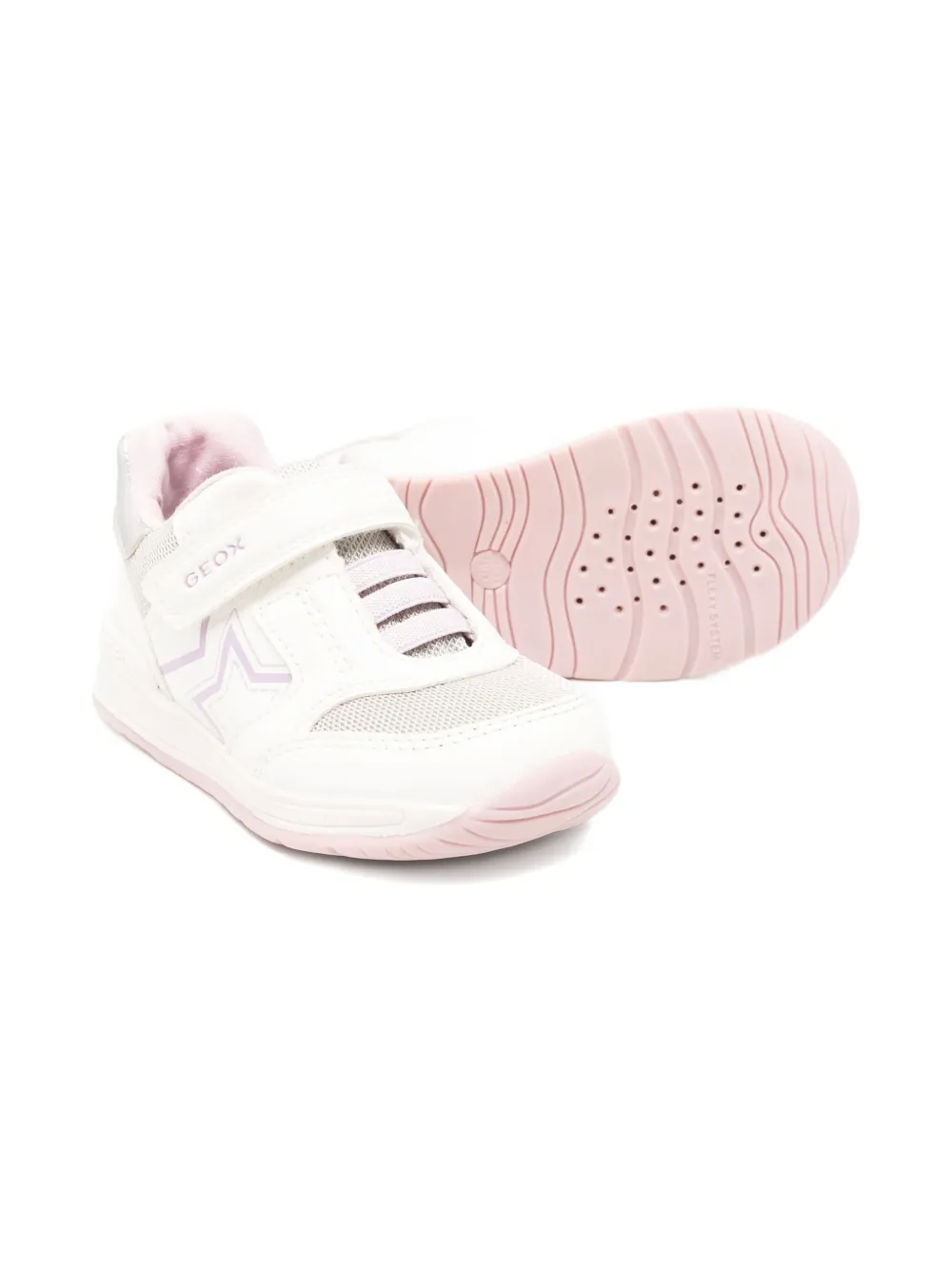 Geox Kids Rishon sneakers Wit