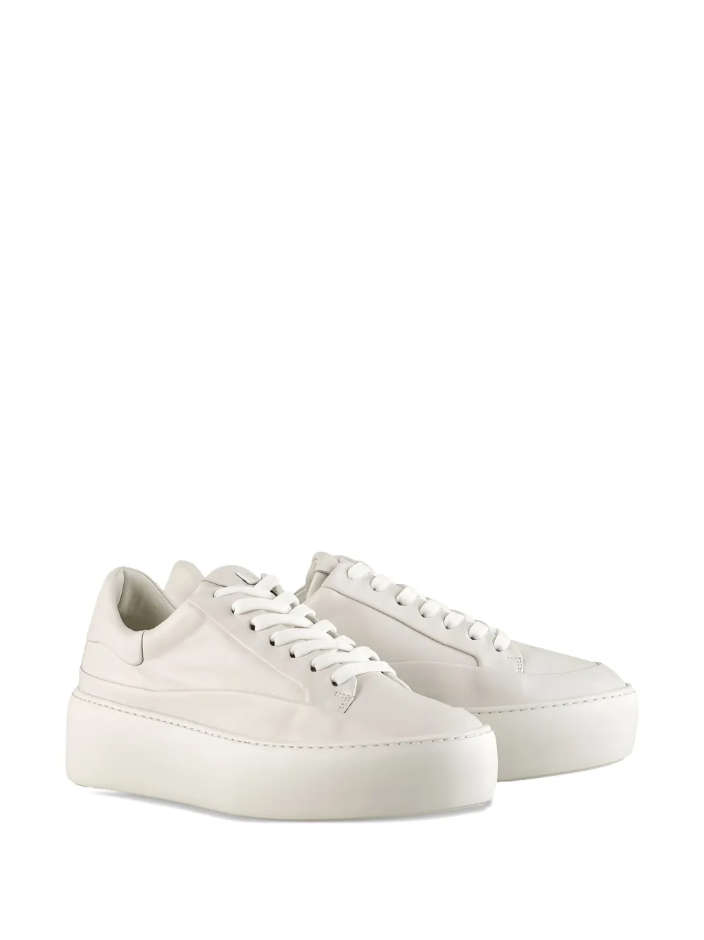 Hogl Illusion platform lace-up sneakers - Beige