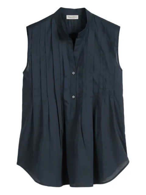 Marc O'Polo pleated sleeveless blouse