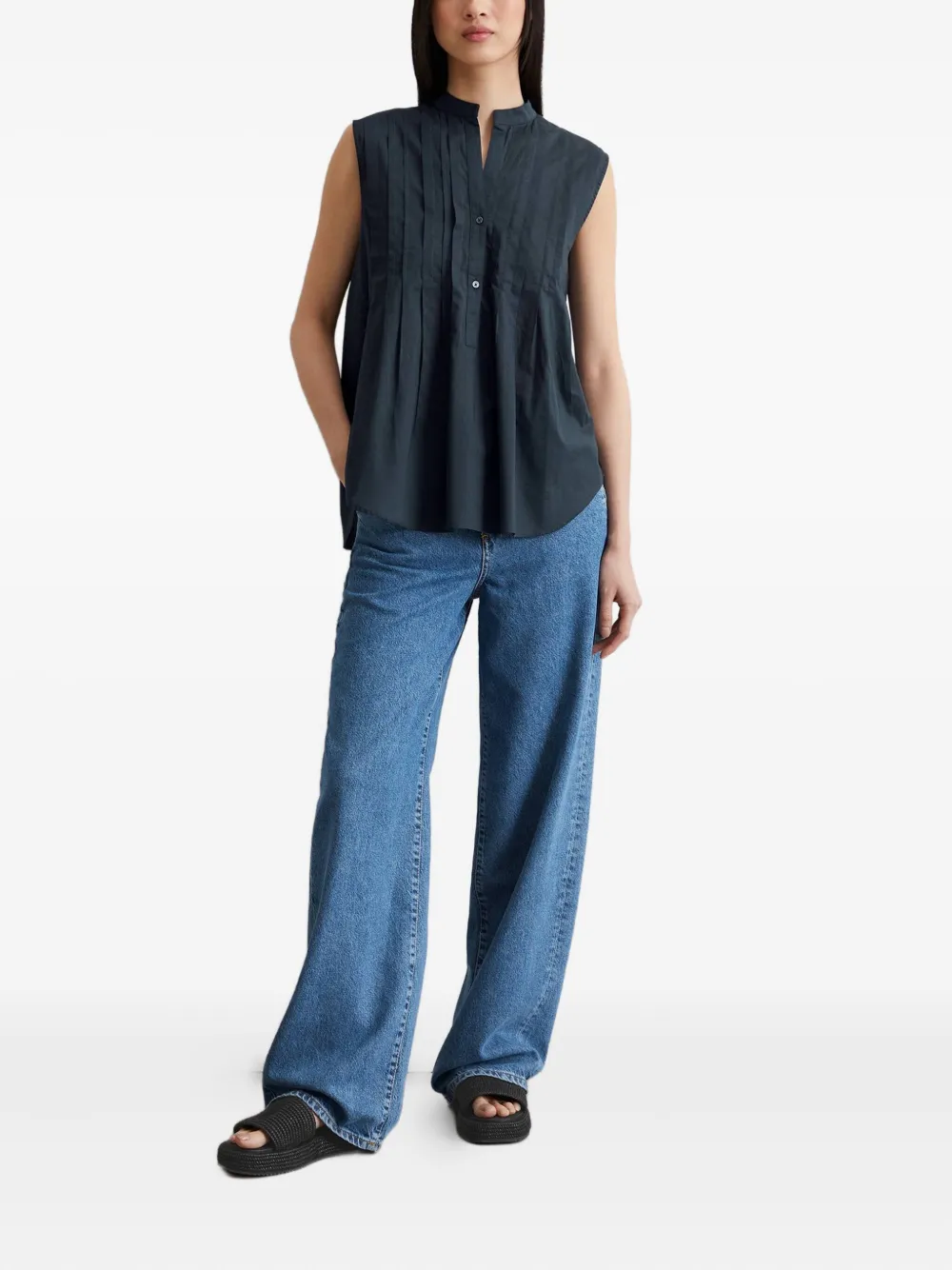 Marc O'Polo pleated sleeveless blouse | Blouses | Image 2