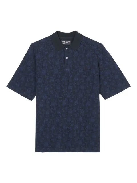 Marc O'Polo floral-print polo shirt