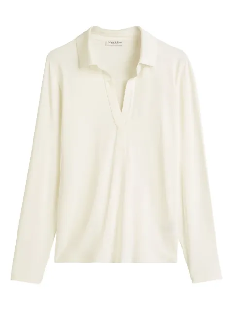 Marc O'Polo polo-collar long-sleeve top