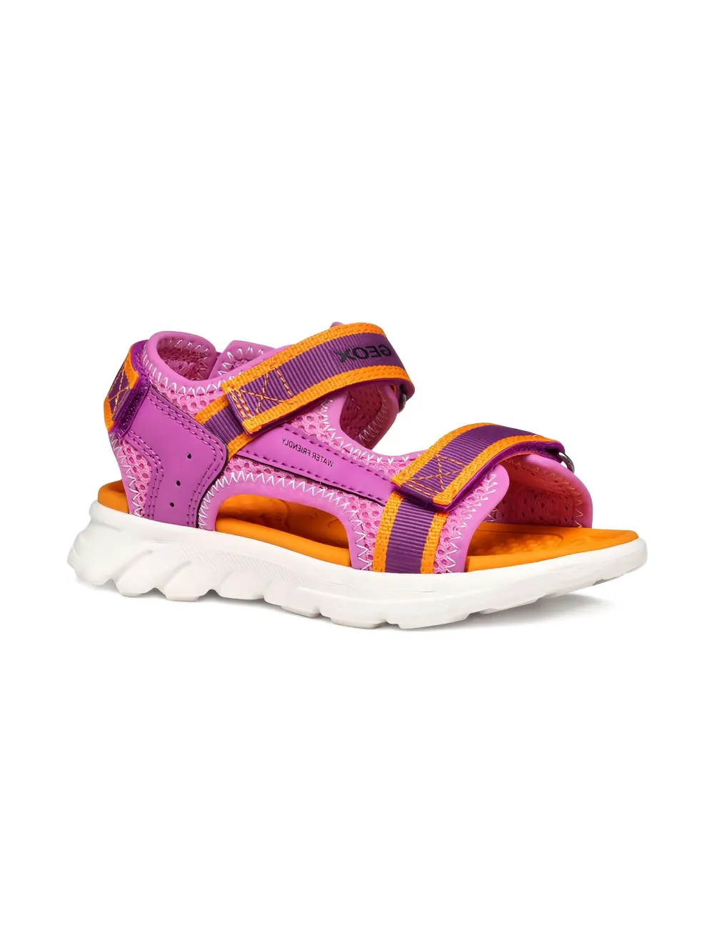 Geox Kids Airadyum mesh-panelled sport sandals Purple