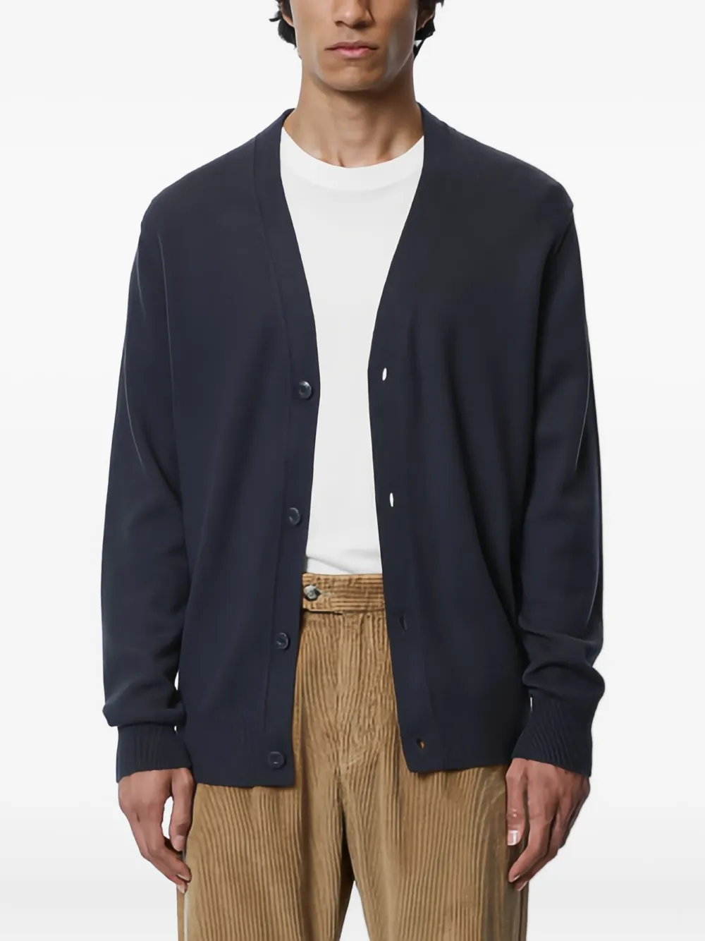 Marc O'Polo Button-up vest Blauw