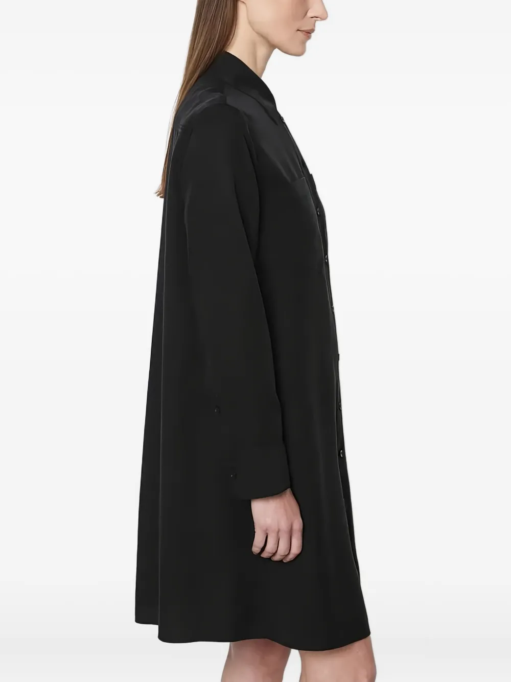 Marc O'Polo Button-up blousejurk Zwart