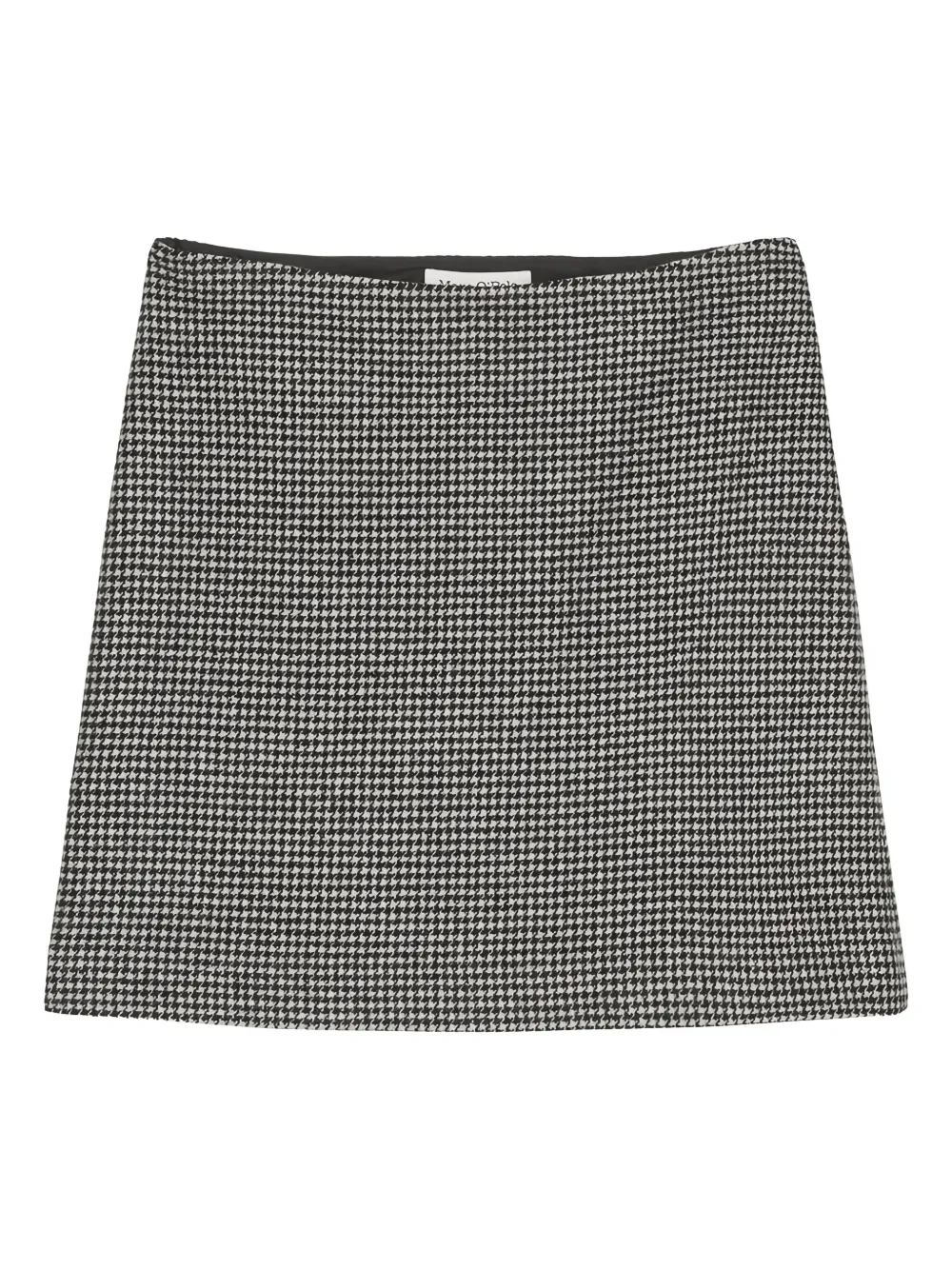 Marc O'Polo Mini-rok met pied-de-poule print Zwart