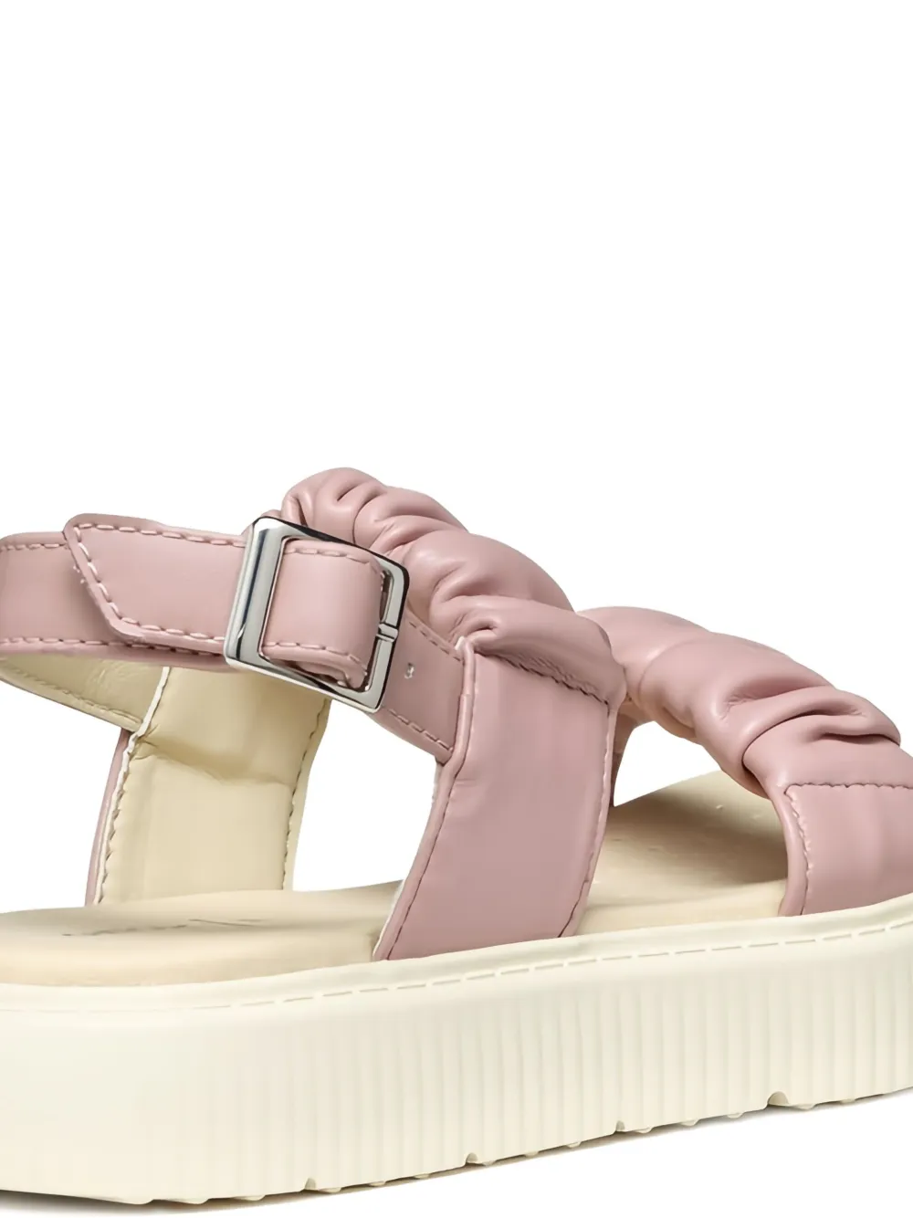 Geox Kids Kodette ruched strap sandals Pink