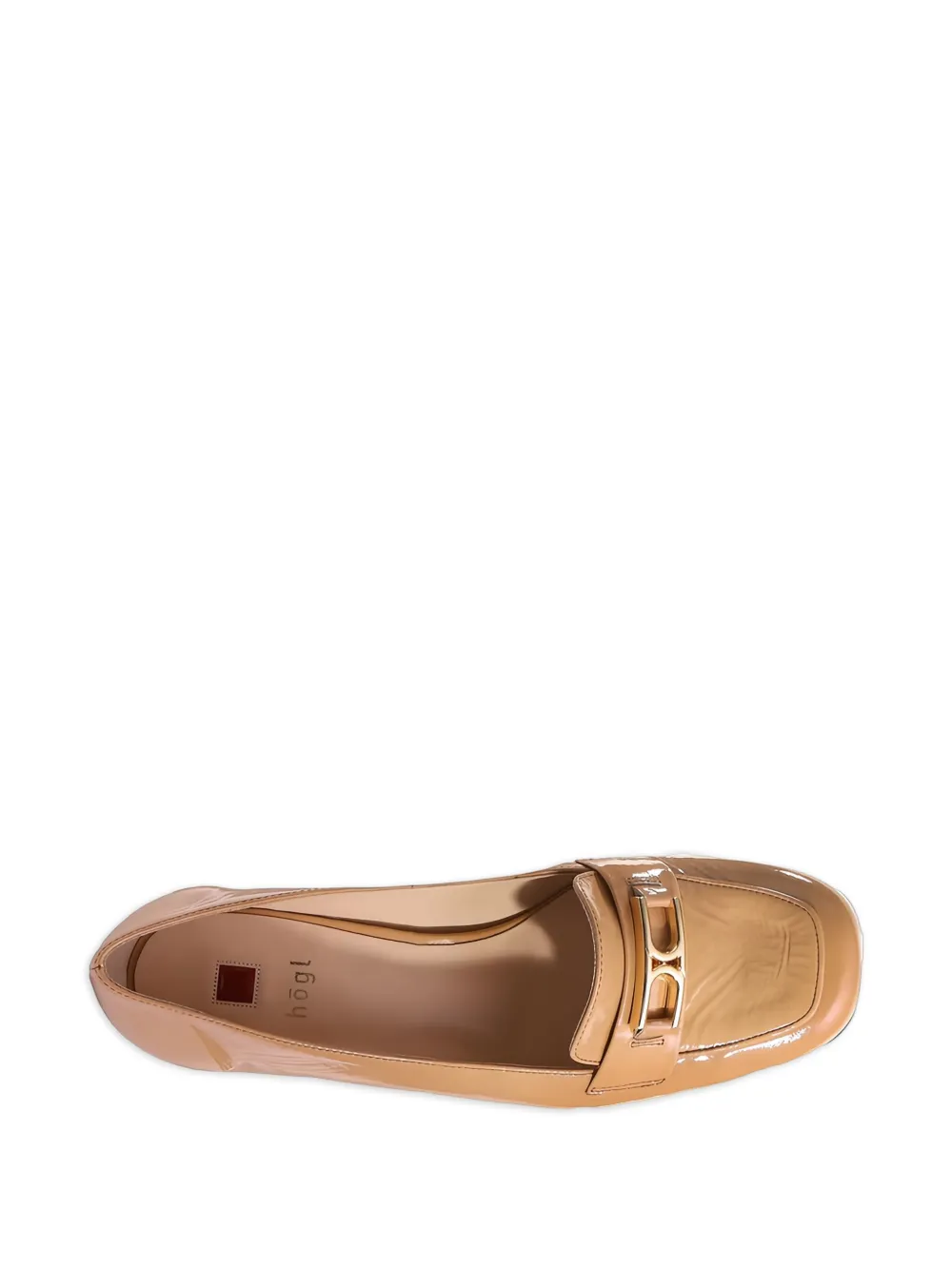 Hogl 40mm Helen Patent-leather Block-heel Loafers
