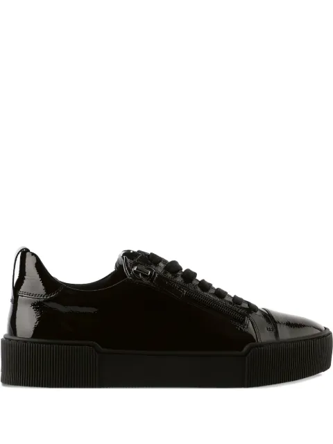 Hogl Comfy patent-leather lace-up sneakers