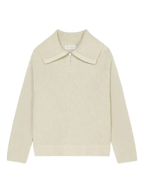 Marc O'Polo zip-neck collar sweater