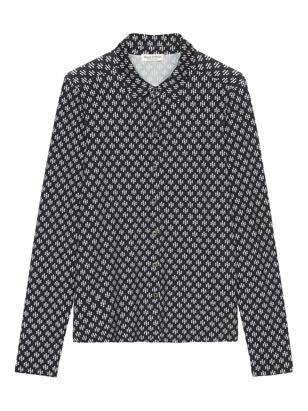 Marc O'Polo geometric-print shirt | Blue | Image 1