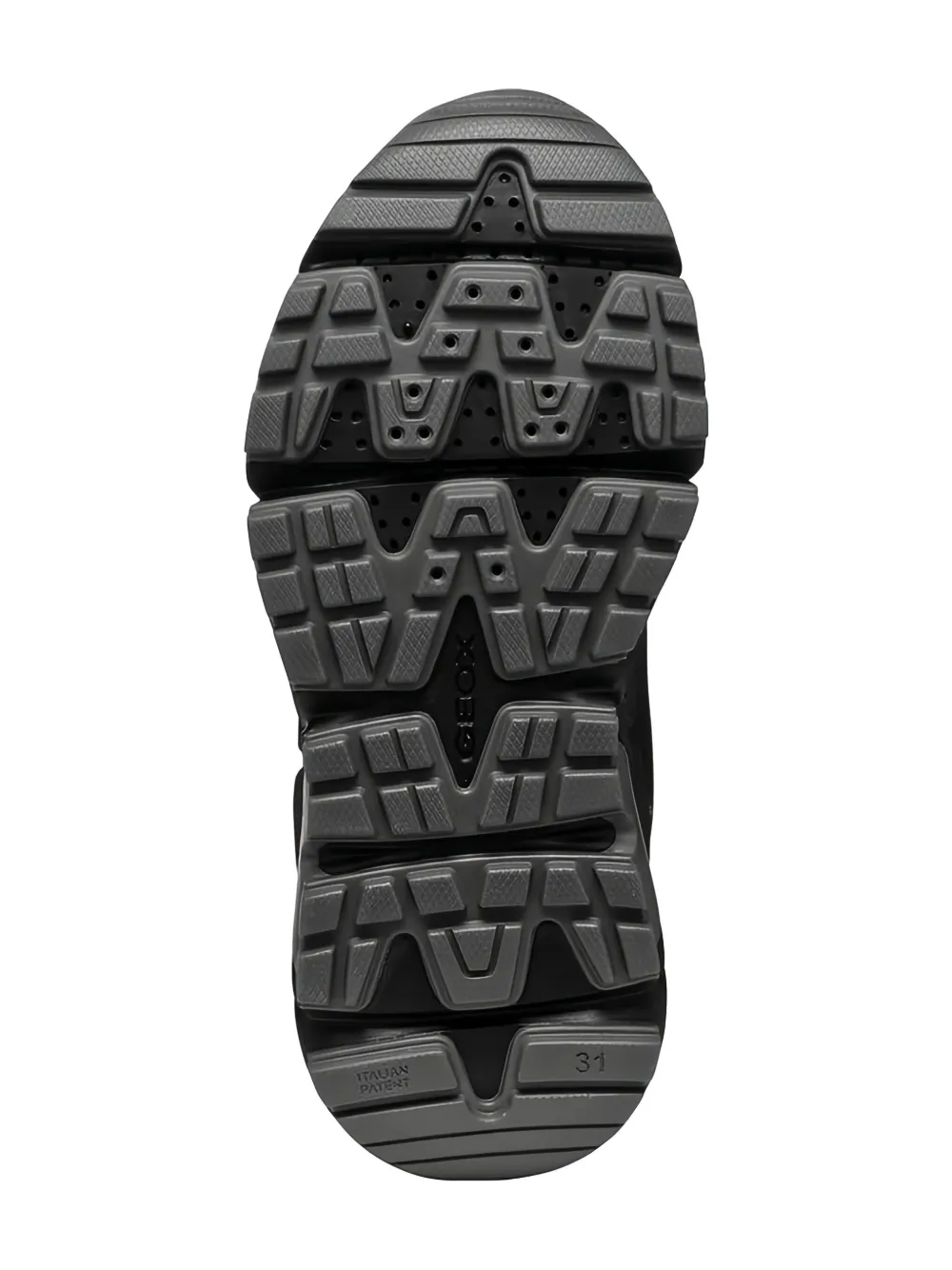 Geox Kids Flexyper Plus high-top wandellaarzen Zwart