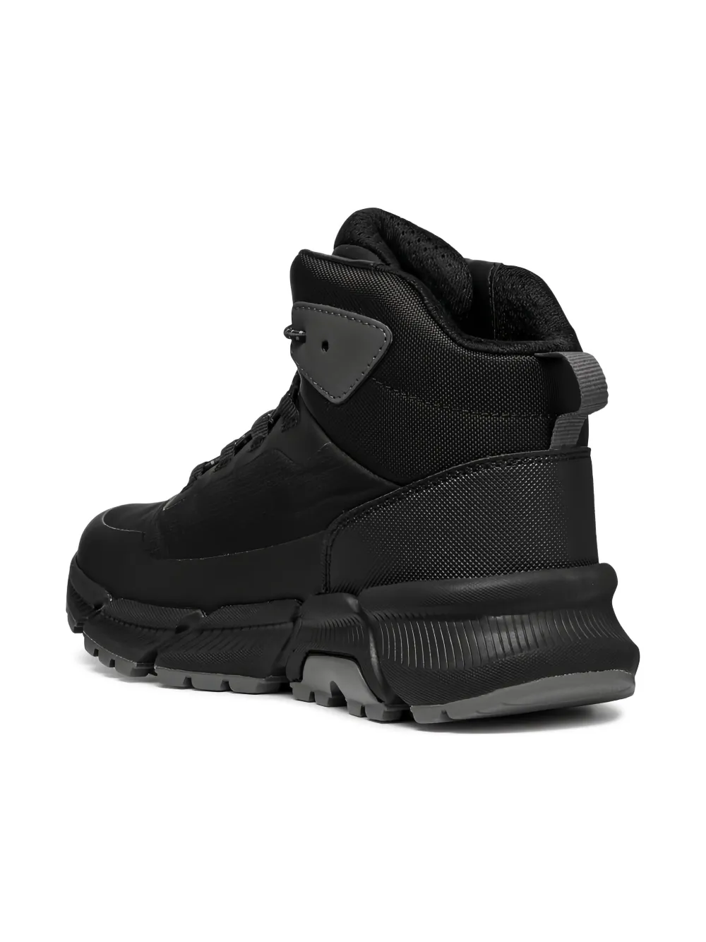 Geox Kids Flexyper Plus high-top wandellaarzen Zwart