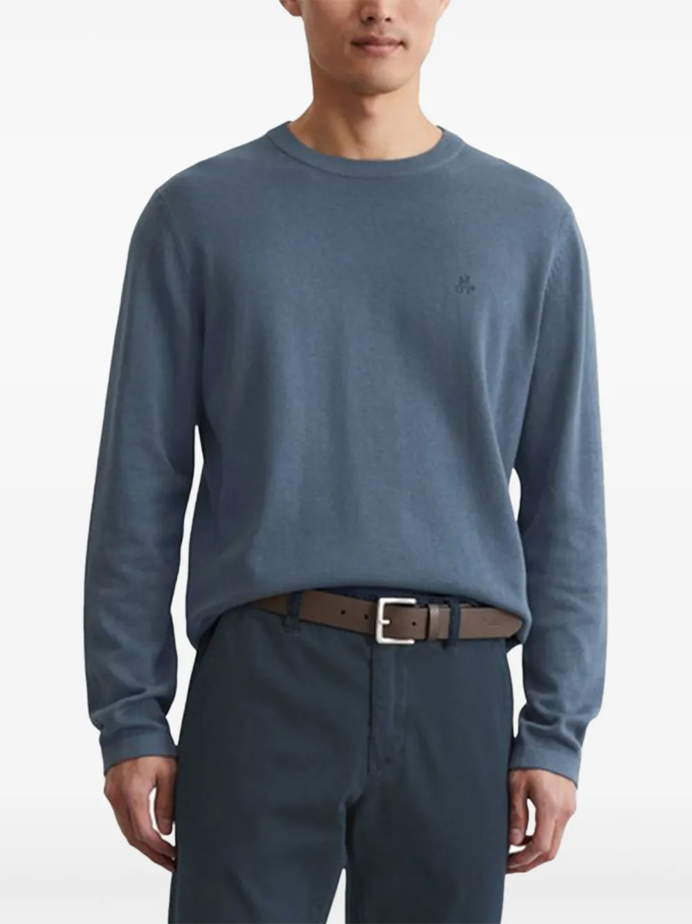Marc O'Polo ribbed sweater - Blauw