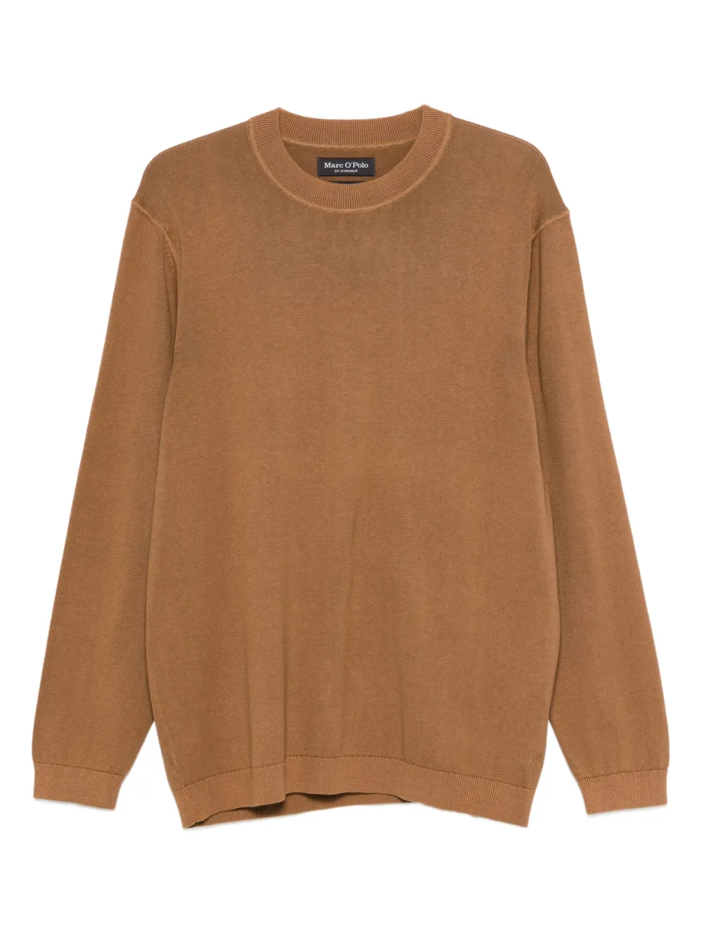 Marc O'Polo Trui met ronde hals Bruin