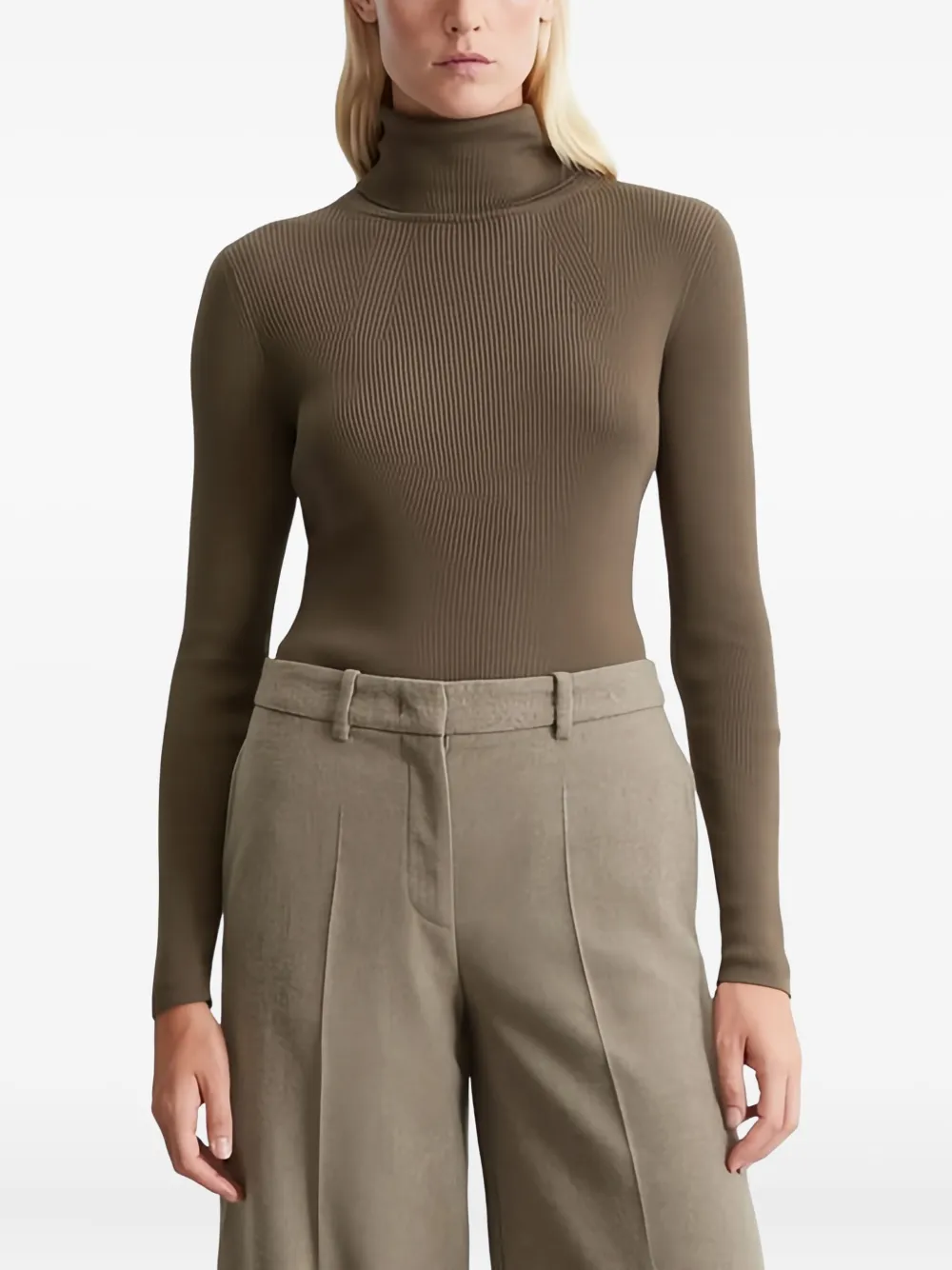 Marc O'Polo ribbed turtleneck top | T-Shirts & Jersey Shirts | Image 2