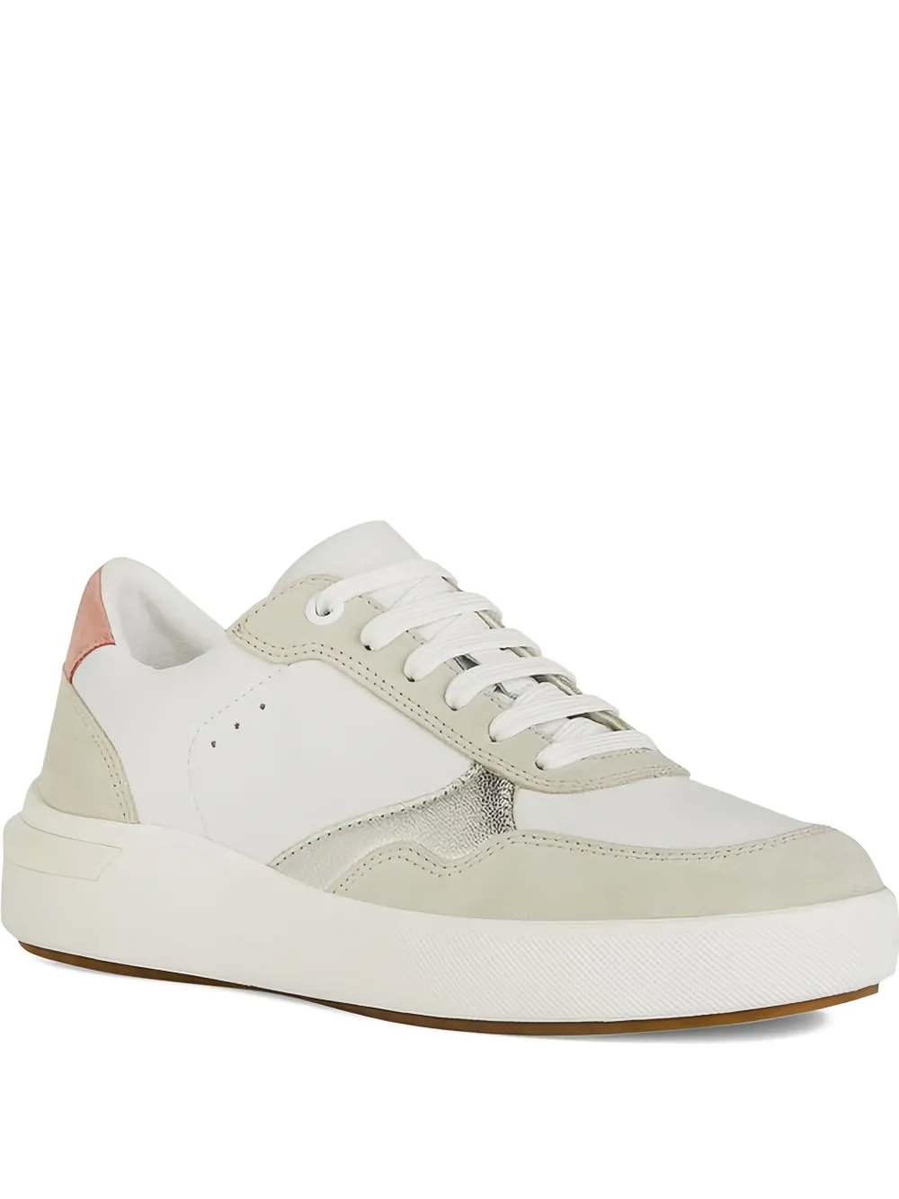 Geox Dalyla leather panelled sneakers | Low-Tops | Image 2
