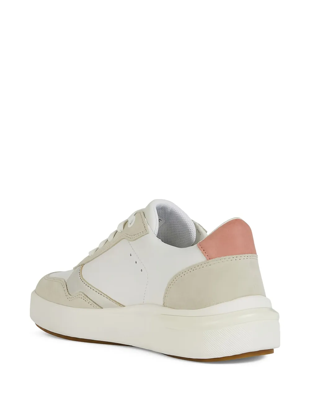 Geox Dalyla leather panelled sneakers White