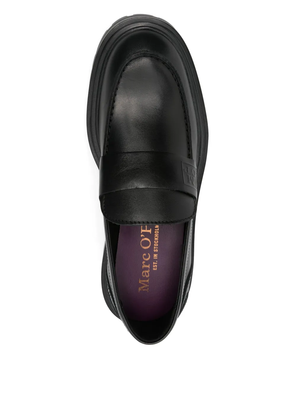 Marc O'Polo 40mm leather loafers Black