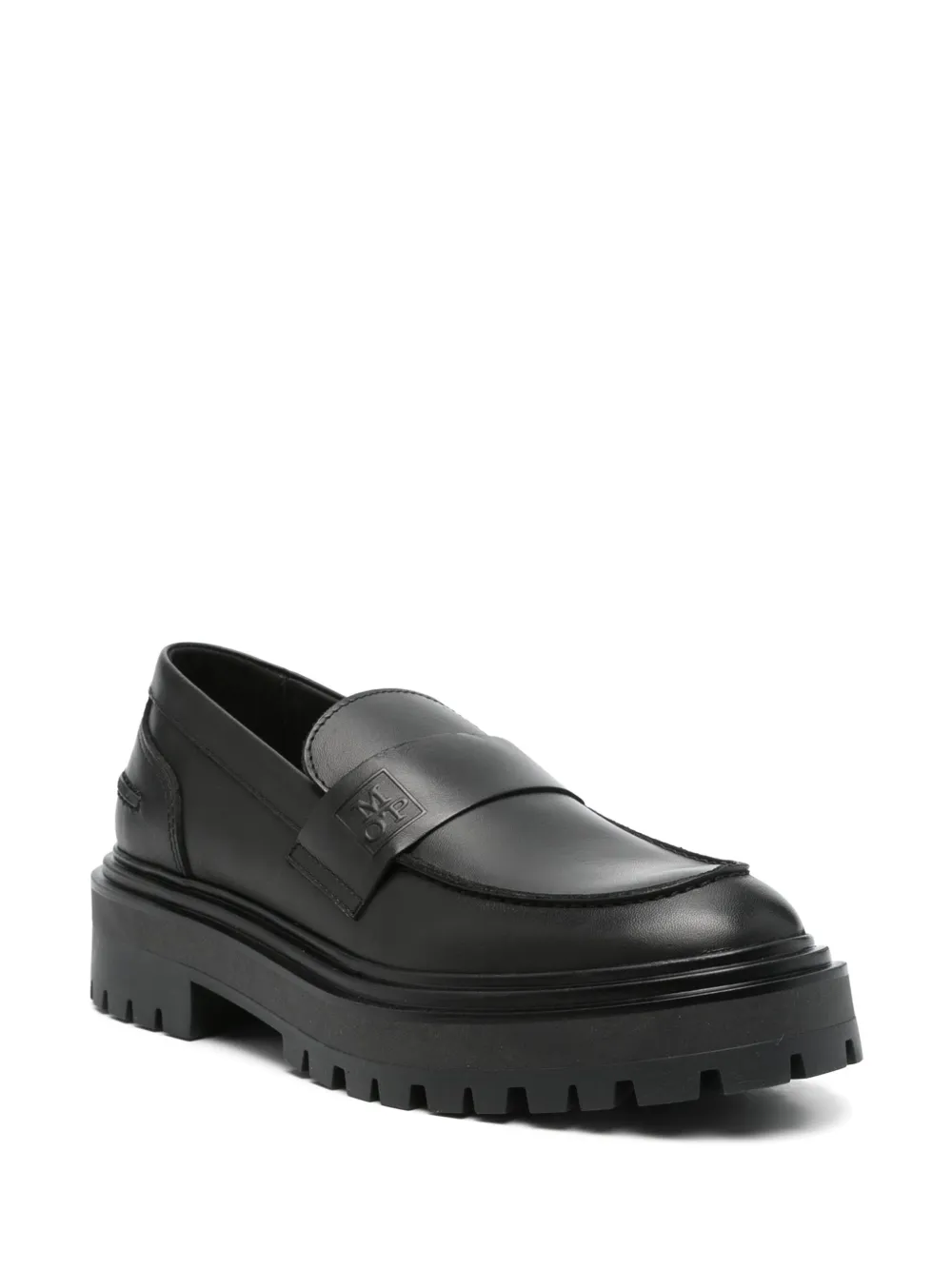 Marc O'Polo 40mm leather loafers - Zwart