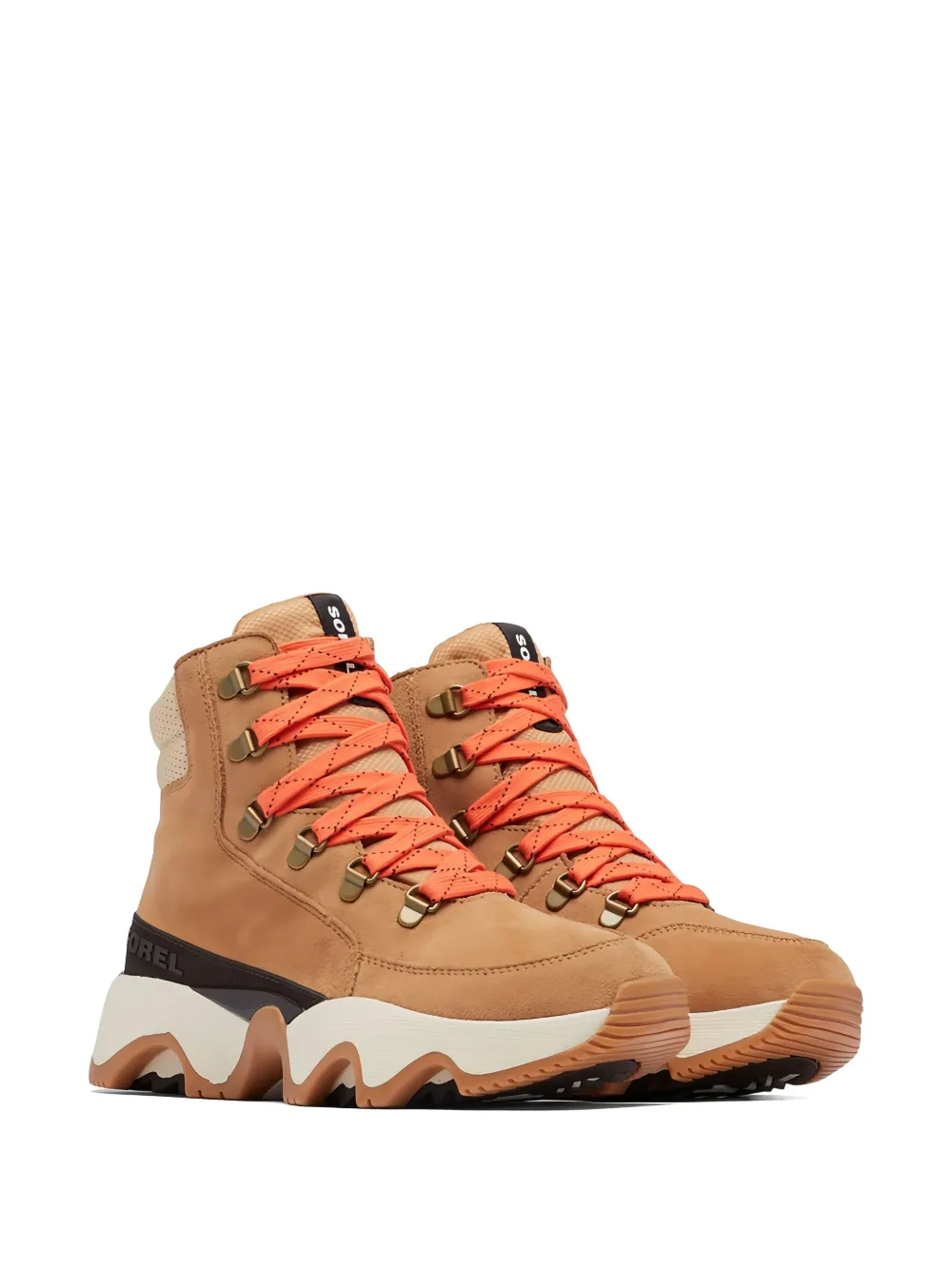 SOREL Kinetic™ chunky-sole lace-up boots Brown
