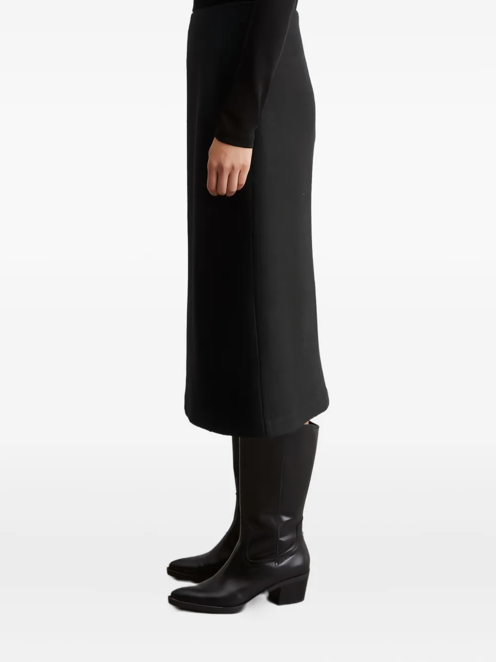 Marc O'Polo High waist kokerrok Zwart