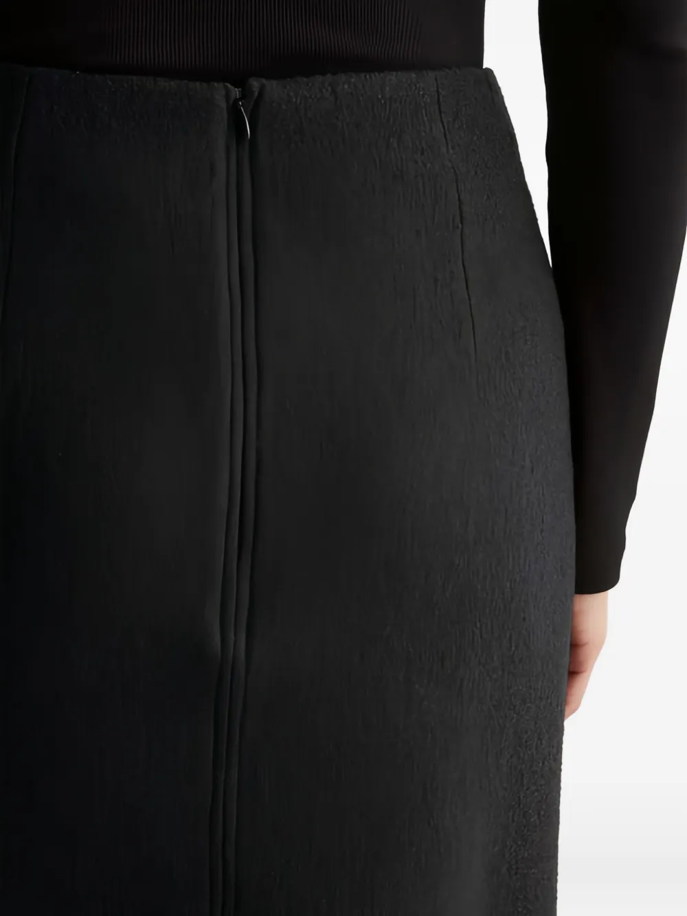 Marc O'Polo High waist kokerrok Zwart