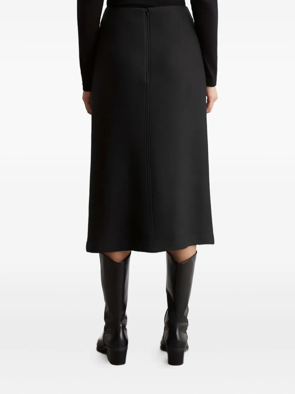 Marc O'Polo High waist kokerrok Zwart