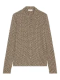 Marc O'Polo geometric print button-up shirt - Neutrals