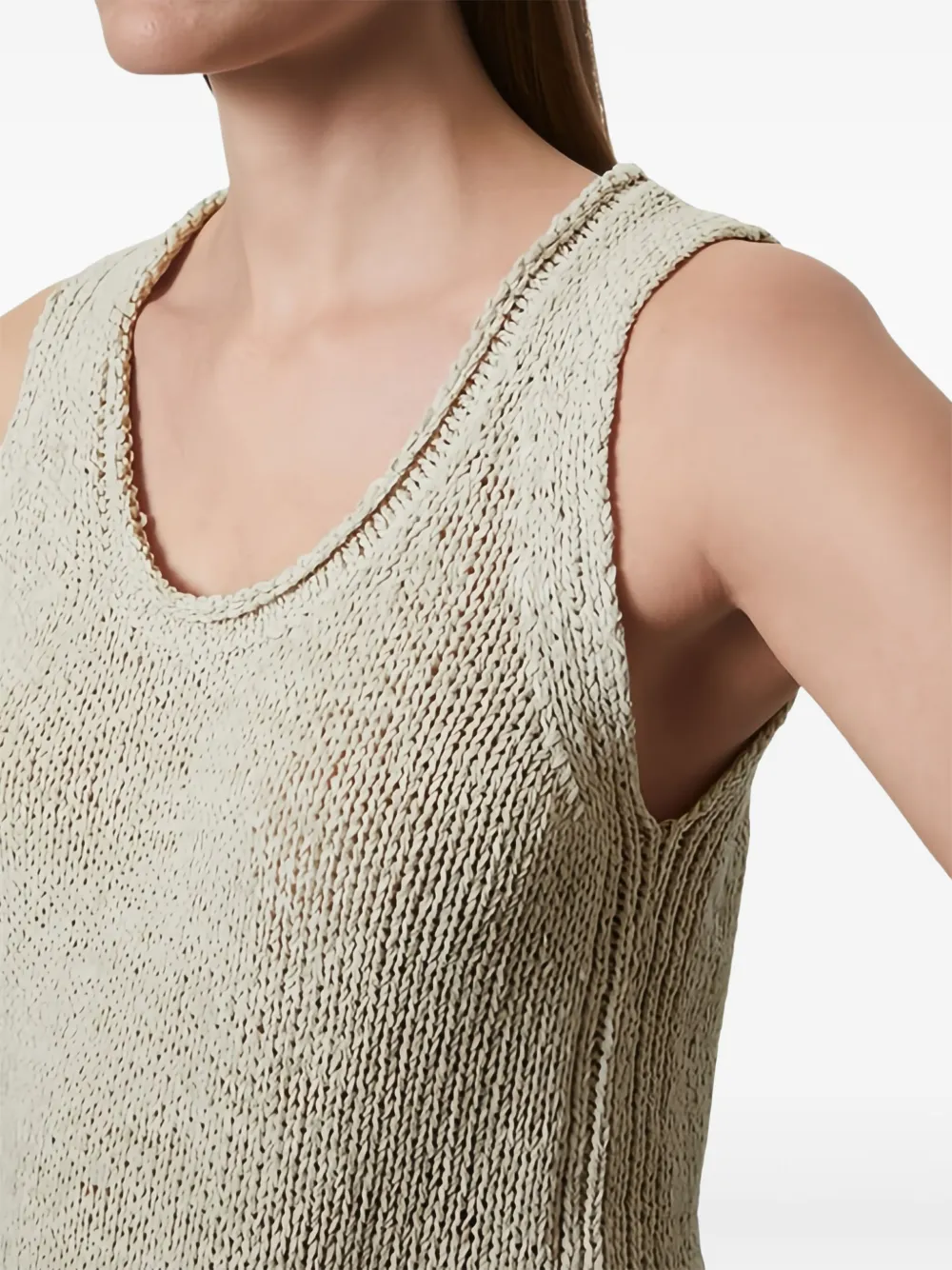 Marc O'Polo Tanktop met ronde hals Beige