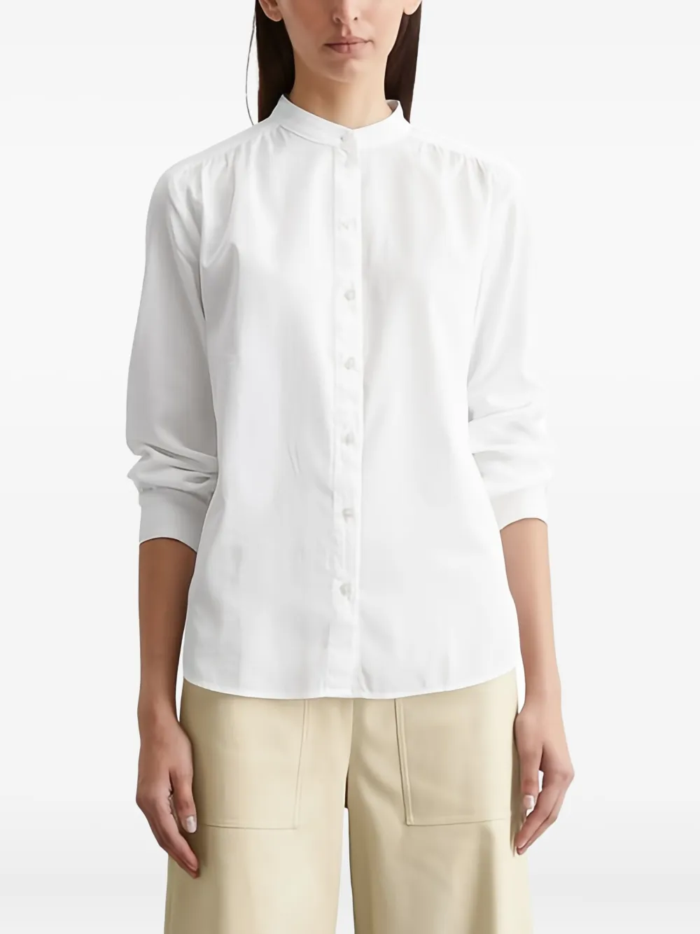 Marc O'Polo high-neck button-up shirt | Shirts | Image 2