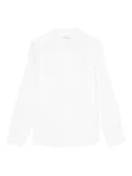 Marc O'Polo high-neck button-up shirt - White